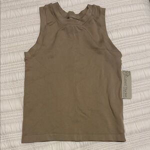Tan layering tank top